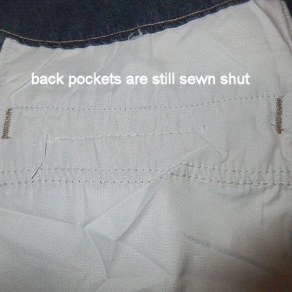 Lee Women's Wide Leg Trouser Jeans Size 16 Dark Wash High Rise Drapey 36x30 NWT - Picture 11 of 13